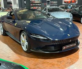 FERRARI ROMA BLU POZZI PELLE CUOIO - FERRARI ITALIA