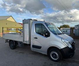 VAUXHALL MOVANO 2018 VAUXHALL MOVANO 2.3CDTI L2H1 F3500 (130PS)(EU6) BITURBO L2H1 CHASSIS CAB