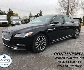 LINCOLN CONTINENTAL 2019 LINCOLN CONTINENTAL SÉLECT