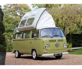 1968 VOLKSWAGEN TRANSPORTER EARLY BAY WINDOW CAMPER VAN. MANGO GREEN / SEAGULL GREY. RIGHT HAND D...