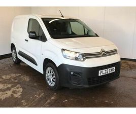 CITROEN BERLINGO VAN CITROEN BERLINGO 1.5 BLUEHDI 1000 ENTERPRISE M PRO PANEL VAN 5DR DIESEL MANUAL SWB EURO 6 (START/STOP) (100 PS)