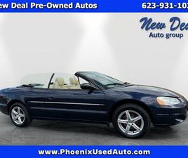 CHRYSLER SEBRING CABRIOLET USED 2002 CHRYSLER SEBRING LIMITED CONVERTIBLE