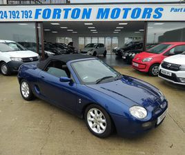 MG MGF 2001 - 1.8 SPORTS CONVERTIBLE ONLY 58,000 MILES 12 SERVICE STAMPS LONG MOT 2-DOOR