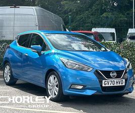 NISSAN MICRA 2020 - 1.0 IG-T ACENTA HATCHBACK 5DR PETROL XTRON EURO 6 (START/STOP) (100 PS)