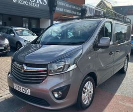 VAUXHALL VIVARO 1.6 CDTI 2900 BITURBO ECOTEC LIMITED EDITION NAV CREW VAN DOUBLE CAB 5DR DI