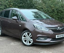 VAUXHALL ZAFIRA 2018 VAUXHALL ZAFIRA TOURER 1.4I 16V TURBO SRI NAV