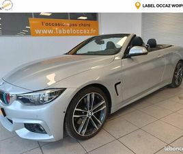 BMW SERIE 4 CABRIOLET 420 BMW SÉRIE 4 CABRIOLET 420DA 190CH M SPORT