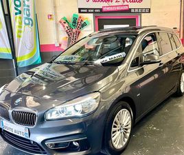 4*4 BMW SERIE 2 GRAN TOURER 220D XDRIVE 190CH 167.000KMS LUXURY EDITION BOITE AUTO. CUIR / GPS