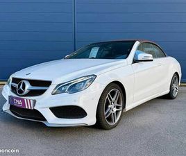 MERCEDES CLASSE E CABRIOLET 220 CDI SPORTLINE 9G-TRONIC + FULL OPTIONS