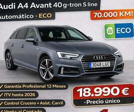AUDI A4 AVANT 2.0 TFSI G-TRON S TRONIC