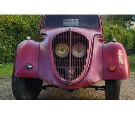 1948 PEUGEOT 202 ROUGE MANUEL, 3 VITESSES CONDUITE À GAUC...