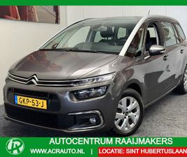 CITROËN C4 GRAND SPACETOURER 7 PERSOONS 1.2 PURE TECH FEEL NAVIGATIE CRUISE CONTROL CLIMATE CONTROL APPLE CARPLAY/ANDROID ACHTERUITRIJCAMERA ZEER MOOI !!