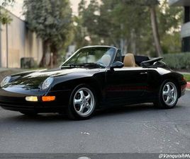 PORSCHE 911 CABRIOLET 993 CARRERA 1996 BLACK PORSCHE 911 * 993 * CABRIO * MANUAL ONLY 51K MILES !!!