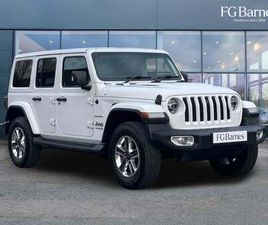 JEEP WRANGLER CONVERTIBLE 2019 JEEP WRANGLER 2.0 GME SAHARA 4DR AUTO8 CONVERTIBLE PETROL AUTOMATIC