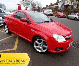 VAUXHALL TIGRA 1.4I 16V EXCLUSIV CONVERTIBLE 2DR PETROL AUTOMATIC (A/C) (146 G/KM, 89 BHP)