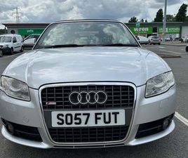 AUDI A4 CABRIO AUDI, A4, CONVERTIBLE, 2008, MANUAL, 1984 (CC), 2 DOORS