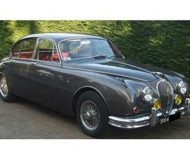 1964 JAGUAR MARK 2 GRIS MANUEL, 4 VITESSES CONDUITE À GAU...