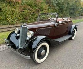 FORD MODEL B ② FORD 1933 MODEL B CABRIOLET ALL STEEL FULL FENDERED — OLDTIMERS & ANCÊTRES — 2EMEMAIN