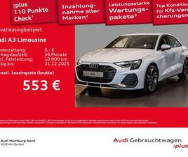 AUDI A3 BERLINE 35 TDI LIMOUSINE 35 TDI S LINE S TRONIC NAVI ACC CAM