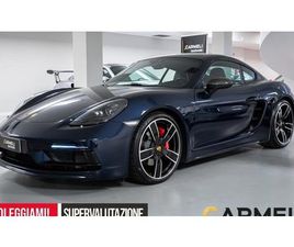 PORSCHE CAYMAN 2018 PORSCHE CAYMAN BLEU MANUEL, 6 VITESSES IN ITALIE - A...