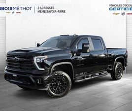CHEVROLET SILVERADO 2500HD CREW CAB LT, MIDNIGHT, DURAMAX V8 6.6L DIESEL, 4X4 Z71