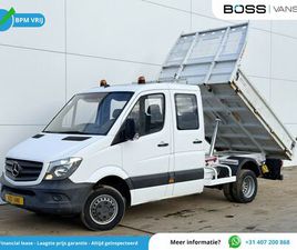 MERCEDES SPRINTER 210 MERCEDES-BENZ SPRINTER - 514 2.2 CDI KIPPER OPEN LAADBAK DUBBELE CABINE DUBBELLUCHT 3.5T TREKHAAK CRUISE CONTROL BE