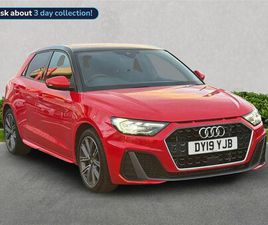 AUDI A1 30 TFSI 2019 AUDI A1 30 TFSI S LINE 5DR S TRONIC