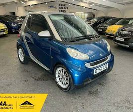 SMART FORTWO CABRIO 2007 SMART FORTWO 1.0 PASSION CABRIOLET AUTO EURO 4 2DR CONVERTIBLE PETROL AUTOMATIC