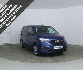 VAUXHALL COMBO 2020 VAUXHALL COMBO 1.5CDTI SPORTIVE 2000 (100PS)(EU6DT)