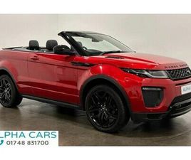 LAND ROVER RANGE ROVER EVOQUE CABRIO TD4 LAND ROVER RANGE ROVER EVOQUE 2.0 TD4 HSE DYNAMIC CONVERTIBLE 2DR DIESEL AUTO 4WD EURO 6 (START/STOP) (180 PS)