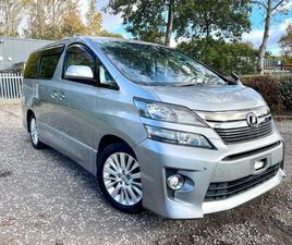 TOYOTA VELLFIRE 2012 TOYOTA VELLFIRE FRESH IMPORT 2.4 AUTO 8 SEATS MPV 4.5/B GRADE LOW MILLAGE MPV PETROL AUTOMATIC