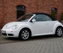 VOLKSWAGEN NEW BEETLE CABRIO 1.9 TDI UNITED 105KM KLIMA SKÓRA ALUFELGI SUPER STAN