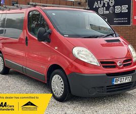 NISSAN PRIMASTAR 2007 NISSAN PRIMASTAR 2.0TD SE 2700 SWB 2.0DCI PANEL