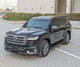 TOYOTA LAND CRUISER TOYOTA LANDCRUISER 2016 LHD BLACK EXTERIOR AND RED INTERIOR 7 SEATERS