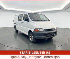 LANG TYPE TO SKYVEDØRER ,AWD EU GODKJENT TIL 20.03.2027