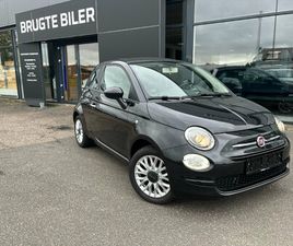 FIAT 500C BRUGT FIAT 500C 0,9 TWINAIR POPSTAR START & STOP 80HK CABR. TIL SALG