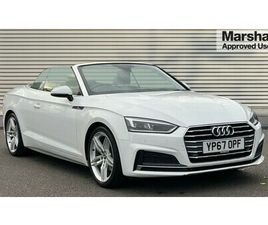 AUDI A5 CABRIOLET AUDI A5 A5 2.0 TFSI S LINE 2DR S TRONIC