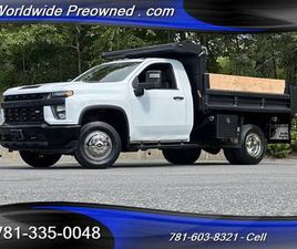 CHEVROLET SILVERADO 3500HD 2020 CHEVROLET SILVERADO 3500HD 4X4 DUMP TRUCK 9' BODY 58K MILES 6.6