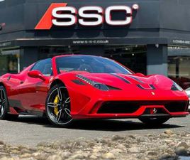 FERRARI 458 4.5 SPECIALE A SPIDER F1 DCT EURO 5 2DR