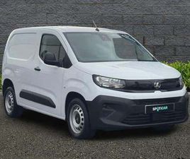 VAUXHALL COMBO 2024 VAUXHALL COMBO 1.5 TURBO D 2300 PRIME PANEL VAN 5DR DIESEL MANUAL SWB EURO 6 (START/STOP) (100 PS P...