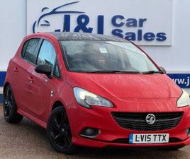 2015 VAUXHALL CORSA 1.0I TURBO ECOFLEX LIMITED EDITION HATCHBACK 5DR PETROL MANUAL EURO 6 (START/STOP) H...