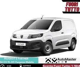 PARTNER 3ª SERIE E-PARTNER MOTORE ELETTRICO 136 CV PL-DC FURGONE MOBILE IVA ESPOSTA
