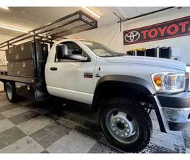 DODGE RAM 5500 2008 DODGE RAM 5500! 6.7 L CUMMINS DIESEL, SERVICE FLATBED! 4X4! REG C