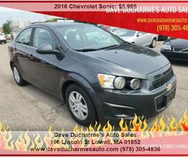 2016 CHEVROLET SONIC LT W/91K MILES