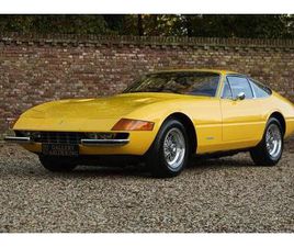 FERRARI 365 GTB/4 DAYTONA FERRARI 365 GTB/4 DAYTONA 5.724 MILES FERRARI CLASSICHE CERTIFIED - THIS CAR QUALIFIES FOR 0% IMPORT TARIFFS IN THE USA 5.724 MILES SINCE 1973 - ACCOMPANIED B