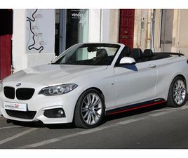 BMW SERIE 2 CABRIOLET 220 CABRIOLET 2.0 220 D 165 - M SPORT ( RADAR DE RECUL, SIÈGES CHAUFFANTS... )