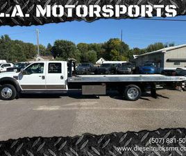 2008 FORD F-550 SUPERDUTY LARIAT NAV CREW CAB 19.5' ROLL BACK 190K TOW
