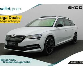 SKODA SUPERB COMBI SKODA SUPERB COMBI 1.4 TSI 218 PK DSG IV SPORTLINE BUSINESS | PANORAMADAK | TREKHAAK | CANTON SOUND | 360 CAMERA | MATRIX LED | ADAPTIEF ONDERSTEL | KEYLESS | 1