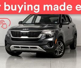 KIA SELTOS USED 2023 KIA SELTOS LX AWD W/APPLE CARPLAY & ANDROID AUTO, FRONT HEATED SEATS, REARVIEW CAM