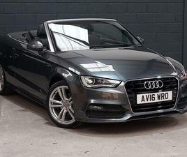 AUDI A3 CABRIO 2.0 TDI SPORT S TRONIC QUATTRO EURO 6 (START/STOP) 2DR (NAV)